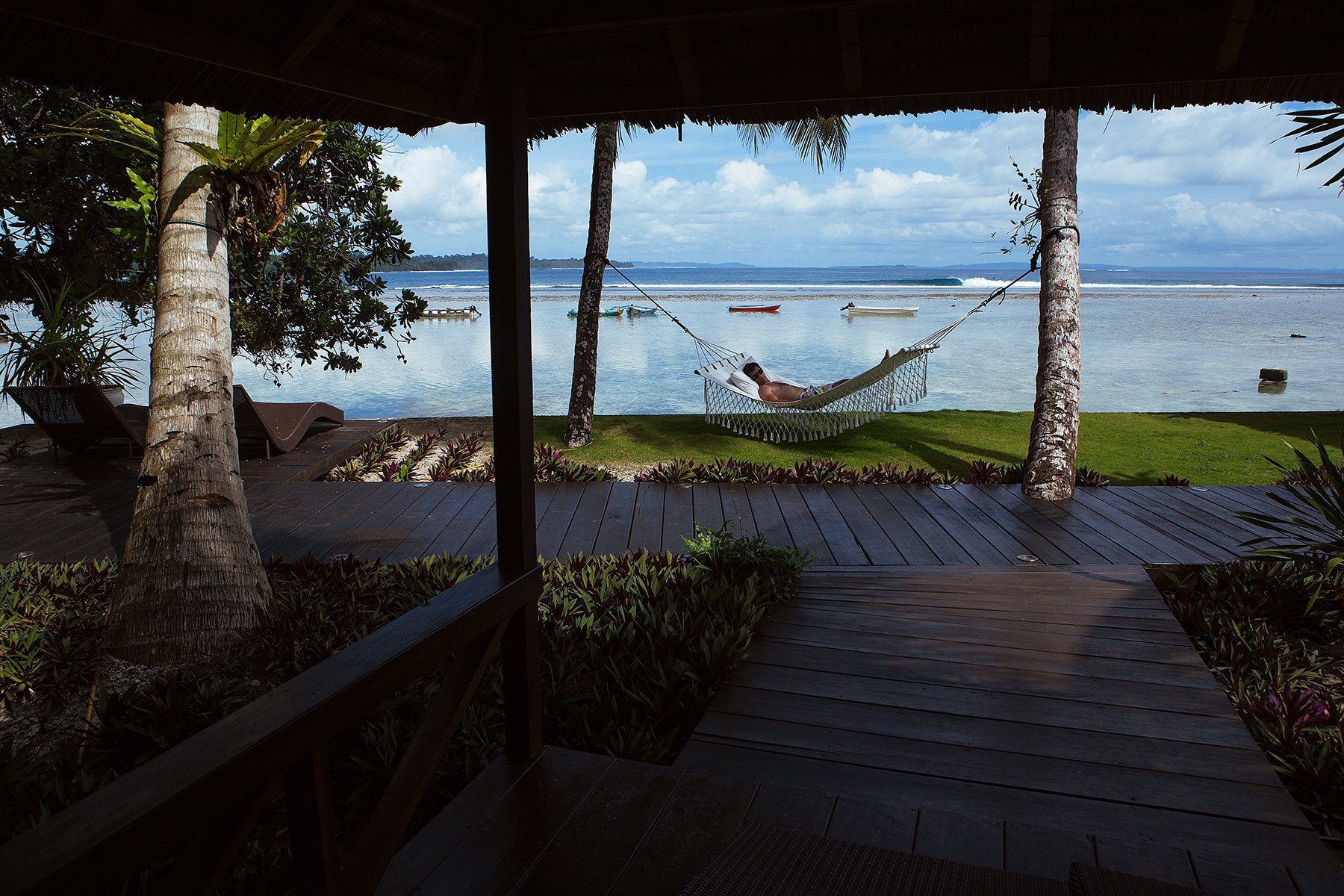 Waterfront triple room